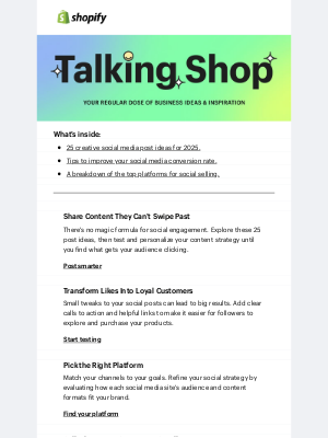 Shopify - 🗣️ How to cut through the noise on social