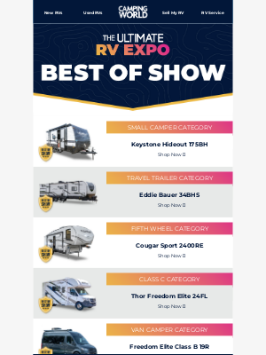 Camping World - Congratulations to our 2024 Best of Show