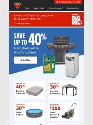 Canadian Tire (Canada) - 🚨 TODAY ONLY: Earn 30x CT Money® with Triangle® credit card