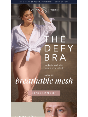 Evelyn & Bobbie - NEW Defy Bra Mesh is Here ✨