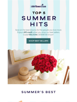 1-800-Flowers - Keep close with these top 5 summer picks