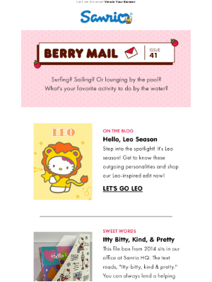 Sanrio - 🍓 Berry Mail 41 🍓