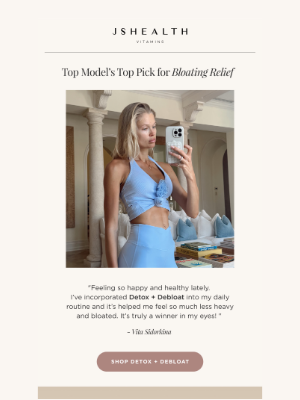 JS Health Vitamins - “I feel so much less heavy and bloated”