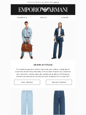 Armani - Denim attitude