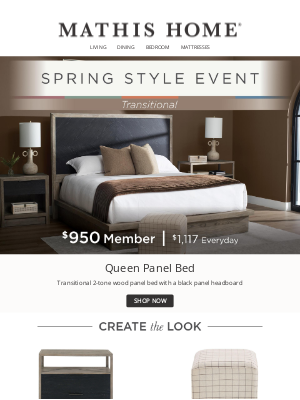 Mathis Brothers Furniture - Timeless Meets Trend 🌻 Transitional Styles for Spring