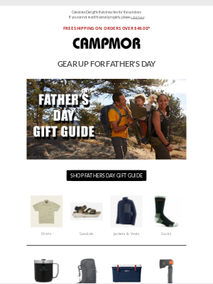 Campmor - Cool Gifts for the Coolest Dads 😎