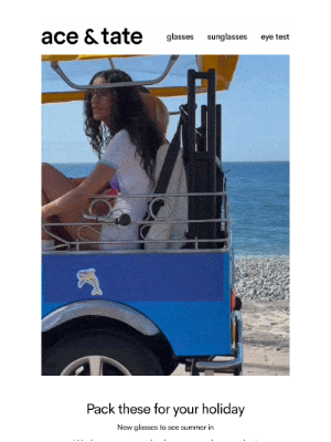Ace & Tate - Reasons to wear opticals this summer