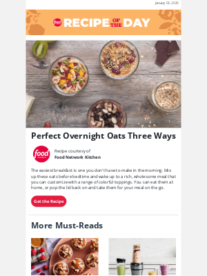 Food.com - 3 Ways to Make Overnight Oats