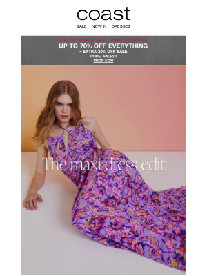 Coast Stores (UK) - As seen on you | Maxi dresses