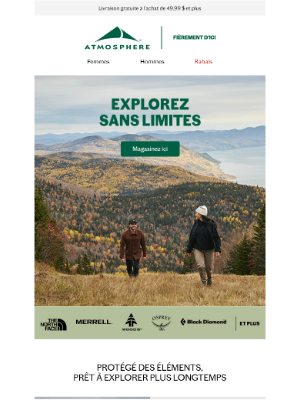 Sports Experts (Canada) - Prêts à explorer plus longtemps