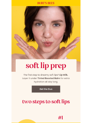 Burt's Bees - Lip Milk + 💄 = your dream lips.
