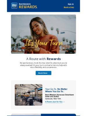 Best Western Hotels & Resorts - This Is Your Turn