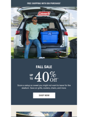Coleman Company - Up to 40% Off: Fall Sale Starts Now