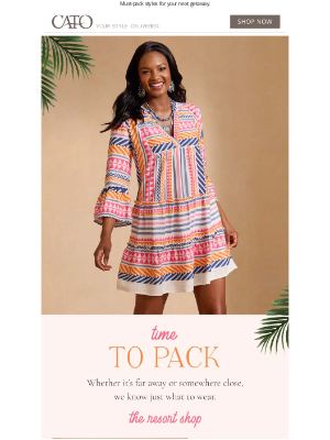 Cato Fashions - Time To Pack. 🏖️🕶️ Shop the Vacation Edit