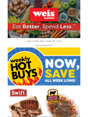 Weis Markets - Spring Has Sprung New Sales! 🌸