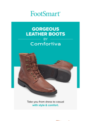 FootSmart - Leather Boots You’ll Love by Comfortiva