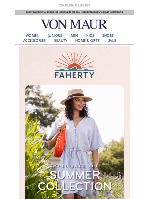 Von Maur - Summer: Styled by Faherty 😎