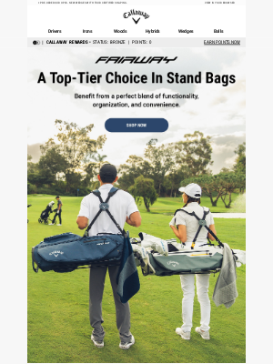 Callaway Golf - Fairway Stand Bags: A Top-Tier Choice