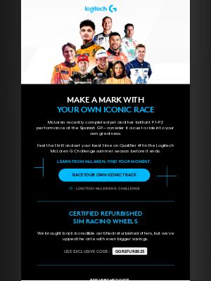 Logitech - The Spanish GP just got personal: Your VIP moment could await…