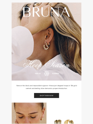 BRUNA The Label - Just-dropped hoops