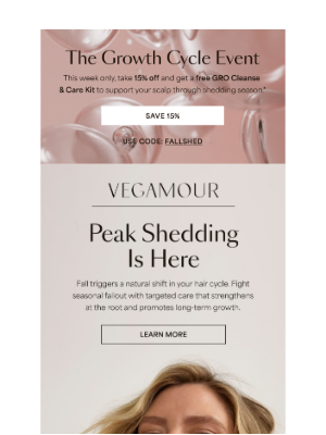 VEGAMOUR - The truth about seasonal shedding — and what to do 🍂