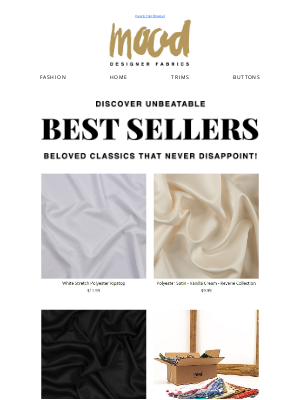 Mood Fabrics - Top Picks, Timeless Style: Best Sellers Inside ✨
