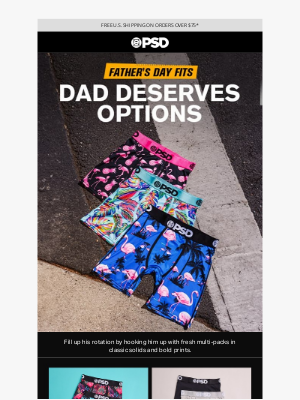 PSD Underwear - Packs > pair. Every time.