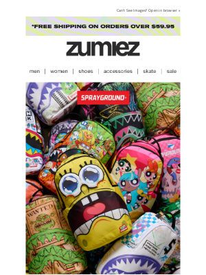 Zumiez - It's Sprayground Time! 🦈🎒