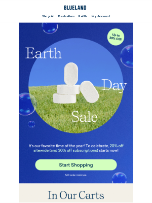 Blueland - The Earth Day Sale is HERE 🌎
