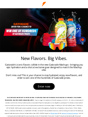 Gatorade - Mash up your summer with Gatorade exclusive gear