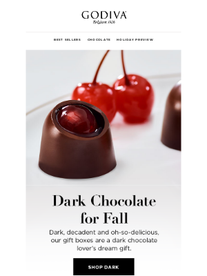 GODIVA - Fall for Dark Chocolate