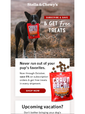 Stella & Chewy's - Free treats? Say less.