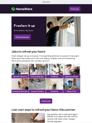 HomeStars - Quick fixes for a fresher home