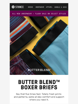 Stance - 🚨 NEW Butter Blend™ Underwear Alert!