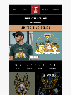 NineLineApparel - Limited Time favorites are leaving soon!! (LAST CHANCE)