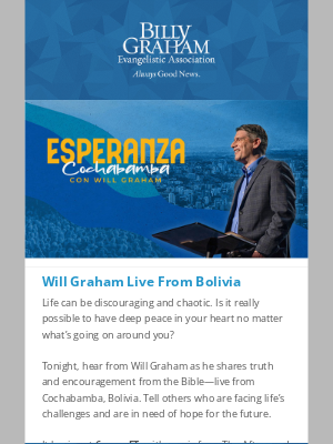 Billy Graham Evangelistic Association - Watch Tonight: How You Can Find Peace