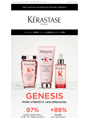 Kérastase - Discover Genesis - Never be afraid of falling!