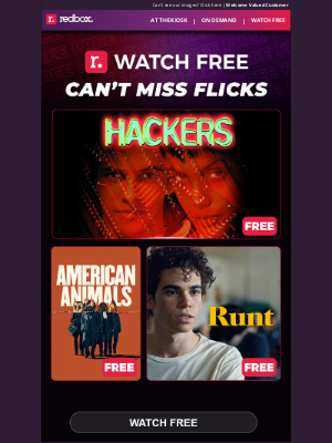 Redbox - Don’t miss these free teen movies!
