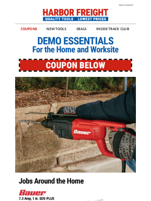 Harbor Freight - Tearing Down High Prices with Demo Essentials