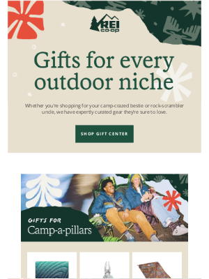 REI - What’s a good gift for a hiker, runner, cyclist, etc.?