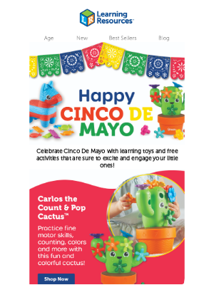 Learning Resources - Get Fiesta-Ready with Cinco de Mayo Toys & Activities!
