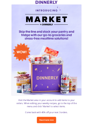 dinnerly - Say hello to Market by Dinnerly
