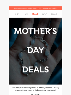 GlobeIn - Shop One-of-a-Kind Handmade Treasures + 20% Off!