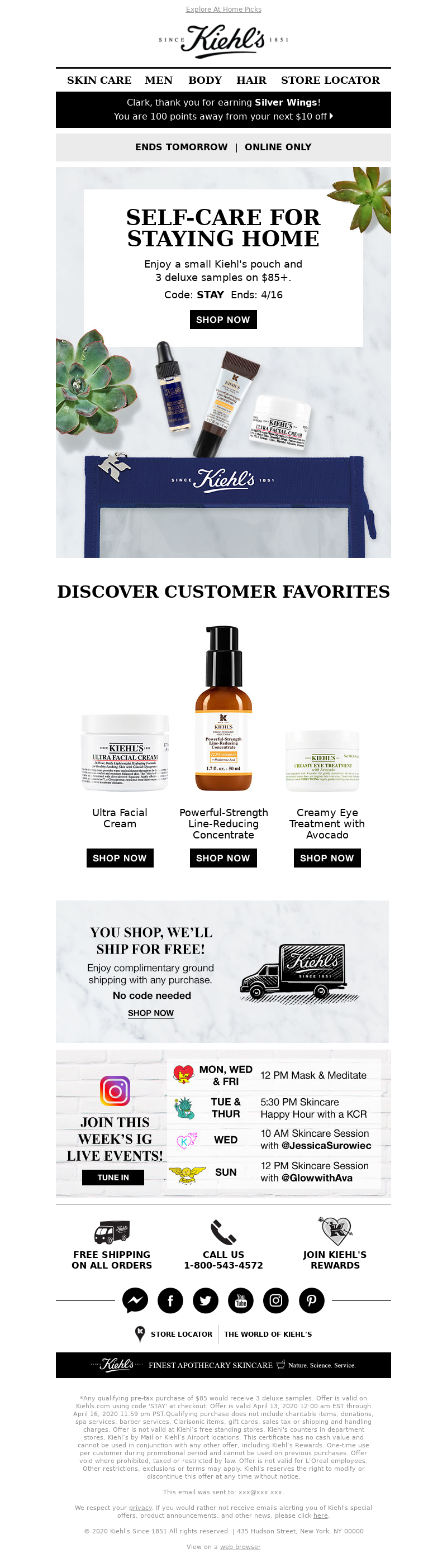 Kiehl's USA - Self-Care Through Skincare