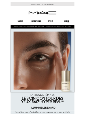 MAC Cosmetics (France) - Dernier jour pour recevoir un applicateur contour des yeux offert* !