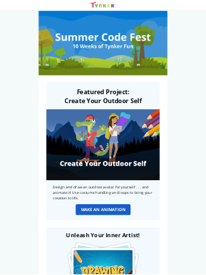 Tynker - Summer Code Fest: Celebrate the Outdoors! 🌳 🥾