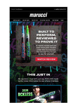 Marucci Sports - The Bat Everyone’s Talking About...