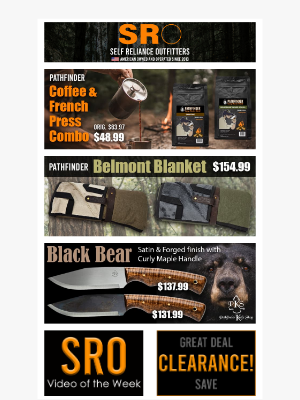 Self Reliance Outfitters - Pathfinder Coffee & French Press Combo!