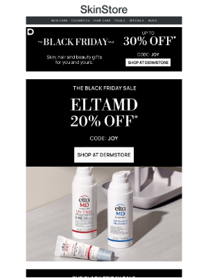 SkinStore - EltaMD 20% off — shop Black Friday at Dermstore