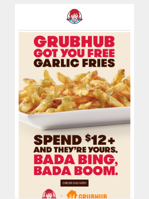 Wendy's - Get that FREE Garlic Fry with Grubhub